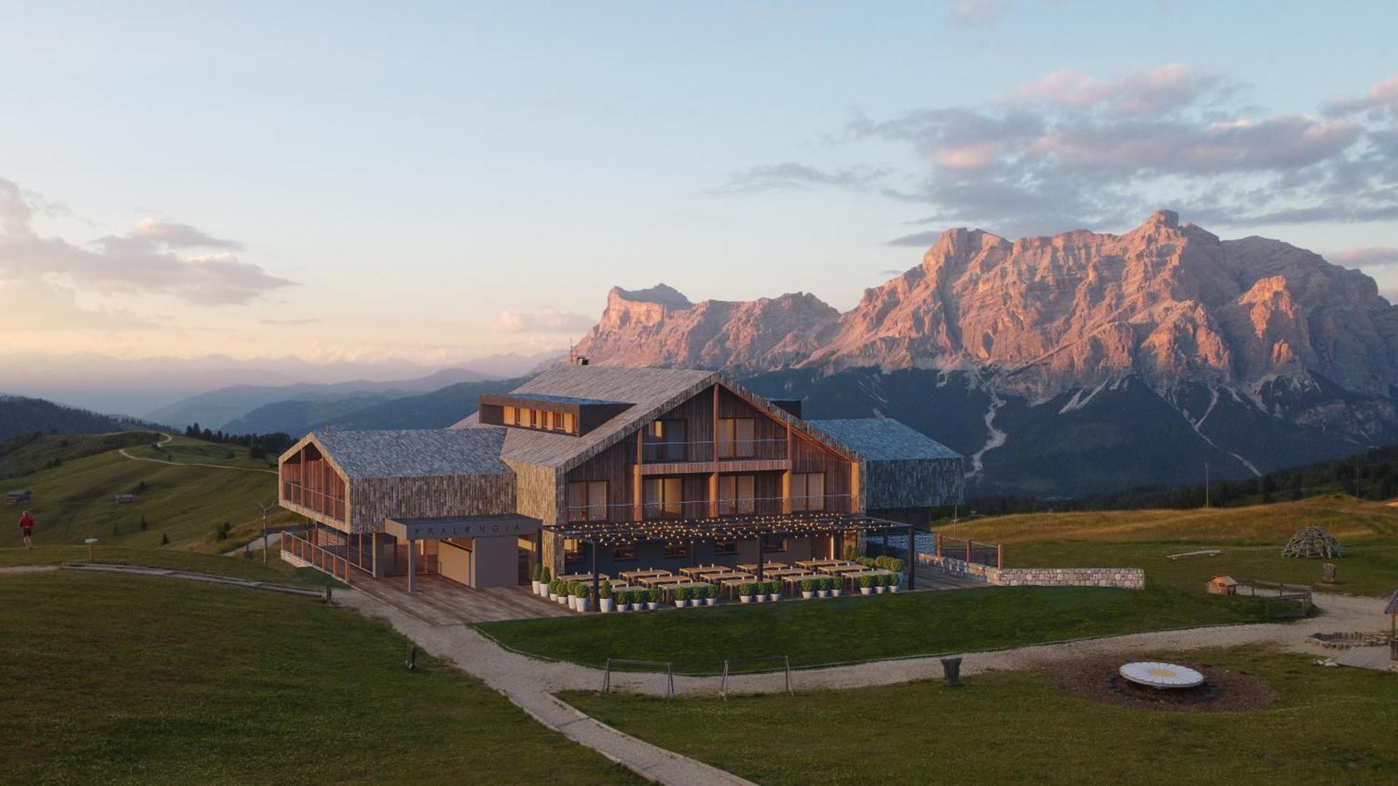 コルヴァーラ・イン・バディーア Rifugio Alpino Pralongiaヴィラ エクステリア 写真